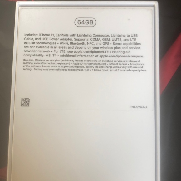 Apple iPhone 11 in red and black. 64gb. - Picture 2 of 2